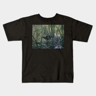 The Wader through the Reeds Kids T-Shirt